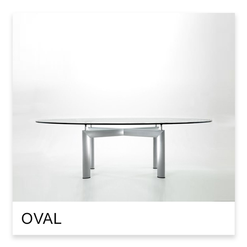Lecorbusier Table Tube d&rsquo;Avion oval
