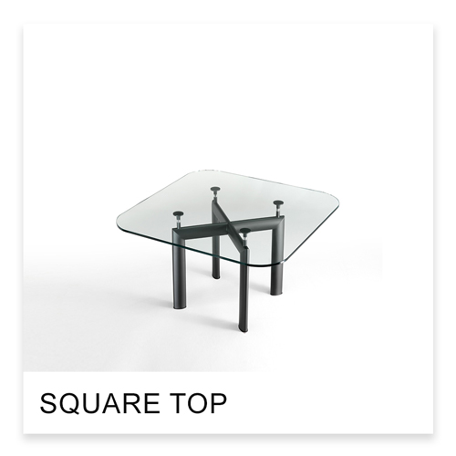 Lecorbusier Tube d&rsquo;Avion Table with square top