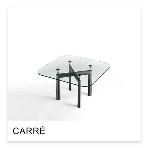 Lecorbusier Table Tube d&rsquo;Avion carr&eacute;