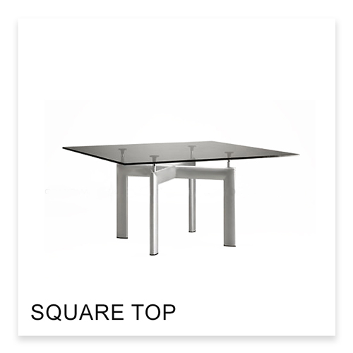 Lecorbusier Tube d&rsquo;Avion Table with square top
