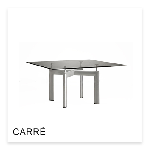 Lecorbusier Table Tube d&rsquo;Avion carr&eacute;