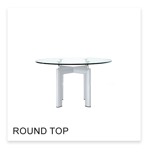 Lecorbusier Tube d&rsquo;Avion Table with round top